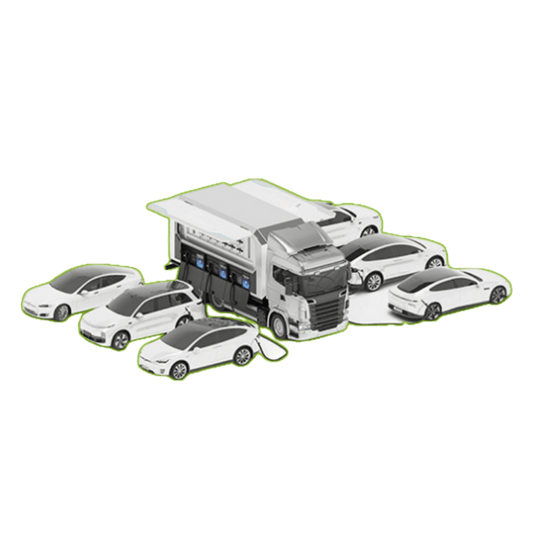 LSBESSM2MC – Stazione Ricarica Mobile EV 1MW 2MWh Container 20ft LiFePO4 personalizzabile litio ferro fosfato