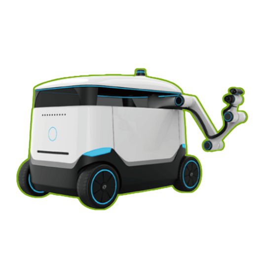 LSROBOT105 – Robot AGV Ricarica Autonoma Veicoli Elettrici 80kW 105kWh LiFePO4 personalizzabile litio ferro fosfato