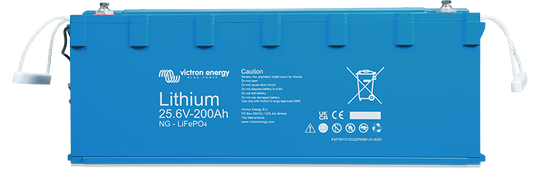 Batteria Victron Lithium NG 25,6V 200Ah 5120Wh LiFePO4 con Shunt Integrato