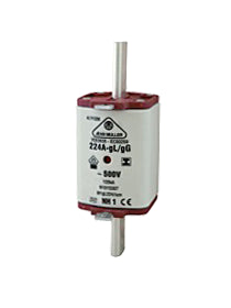 Fusibile NH000 Jean Müller M000GL100 100A gG 500V per Sezionatore KETO-00
