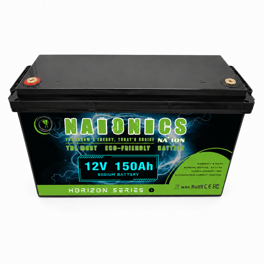 Naionics 12V 150Ah Bluetooth - Batteria al Sodio deep cycle Horizon Series NA1215001H