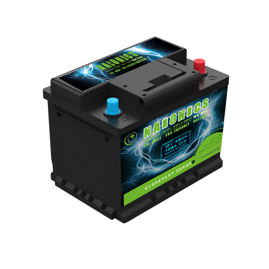 Naionics 12V 40Ah 750 CCA - Batteria al Sodio per avviamento Auto EverStart Series NA1204004SN