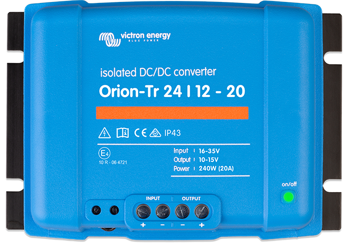 Victron Energy Orion-Tr 48/24-12A isolato convertitore DC-DC 48V-24V 280W