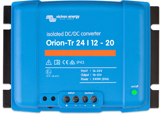 Victron Energy Orion-Tr 24/24-17A isolato convertitore DC-DC 24V-24V 400W