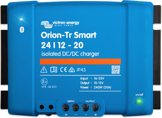 Victron Energy Orion-Tr Smart 12/48-8A isolato caricabatterie DC-DC 12V-48V 8A Bluetooth