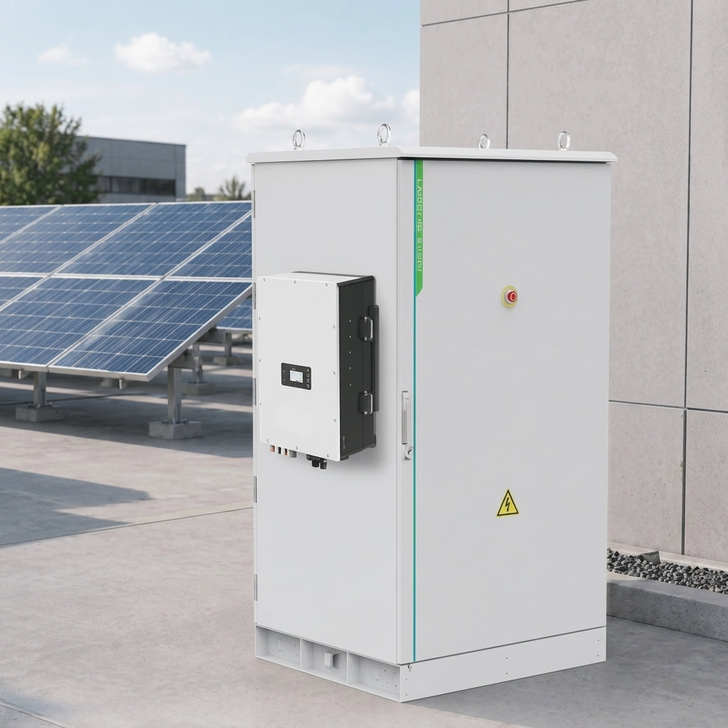 PV ESS Converter All-in-One Outdoor 125kW 208kWh Litio Stato Solido LSS-ECUBE-R208 Litio Store