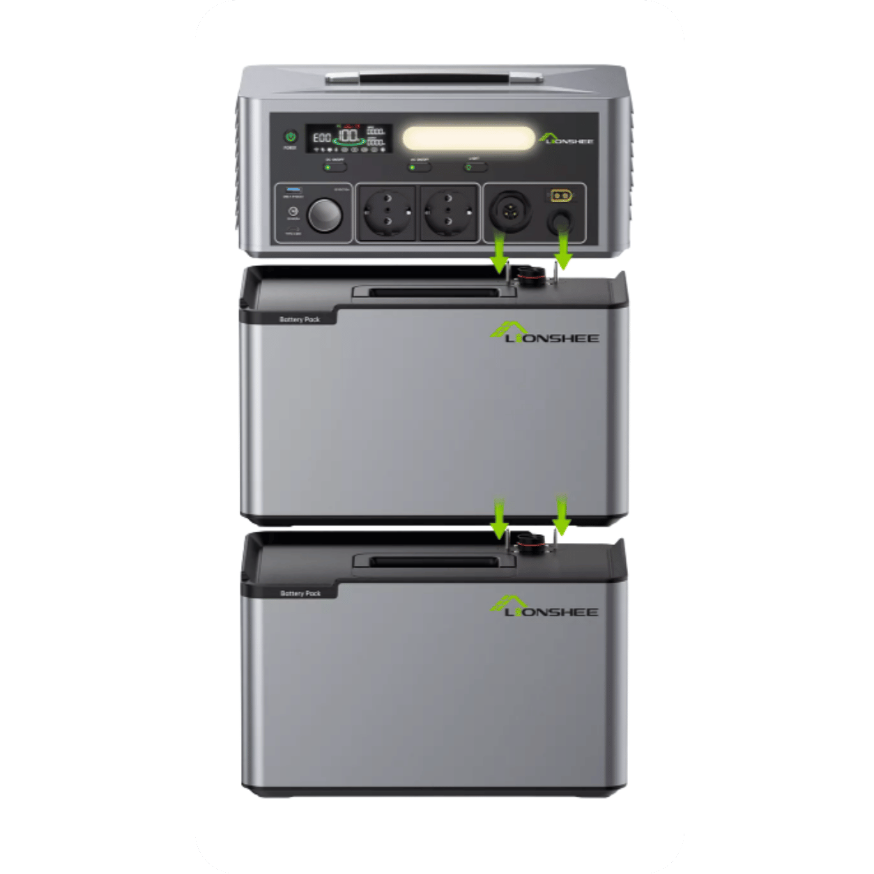 Power station 2500W con batteria espandibile 1024-6144Wh 1kWh-6kWh litio generatore solare portatile