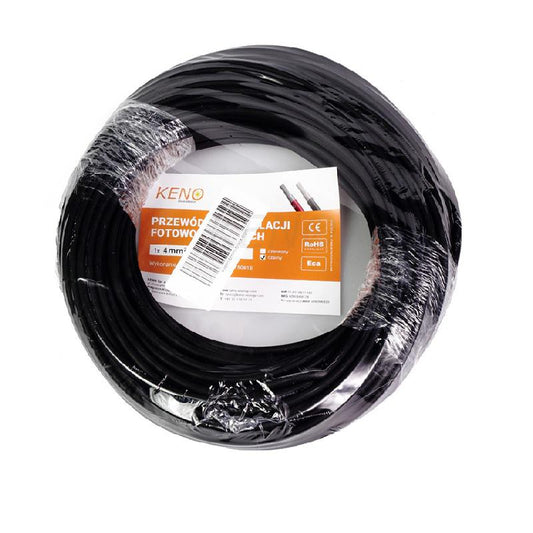 Cavo Solare 4 mm² Nero Matassa da 50 m