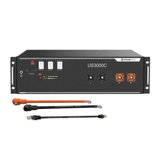 Batteria Accumulo Pylontech US3000C 3,5kWh 48V LiFePO4 con Cavi Inverter