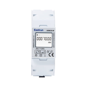 Contatore di Energia Eastron SDM230M Monofase — RS485 Modbus, Compatibile Deye e Solis