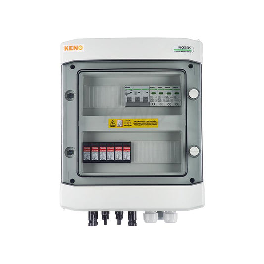 Quadro di Campo CC+CA 1000 V con SPD Tipo 2, 2 Stringhe 2 MPPT, 32 A Trifase