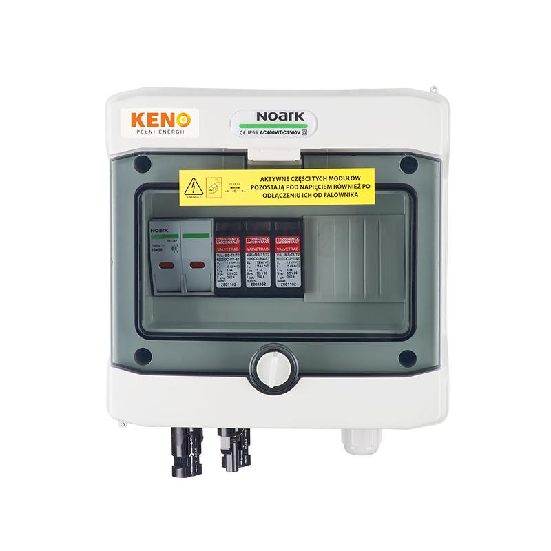 Quadro di Campo CC 1000 V SPD Tipo 1+2 e 2 Portafusibili 15 A per 1 Stringa