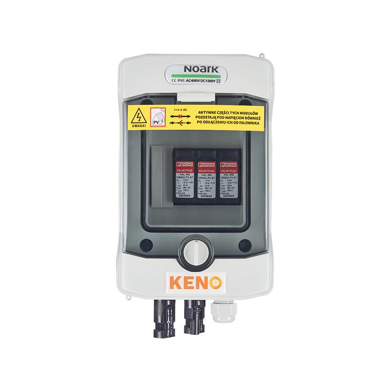 Quadro di Campo CC 1000 V con SPD Tipo 2 per 1 Stringa e 1 MPPT