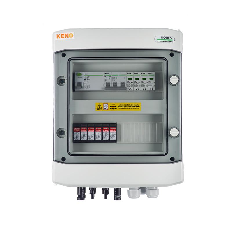 Quadro di Campo CC+CA con SPD Tipo 2, 2 Stringhe 2 MPPT, 32 A Trifase e Differenziale 100 mA