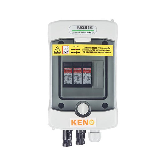 Quadro di Campo CC 1000 V con SPD Tipo 1+2 per 1 Stringa e 1 MPPT