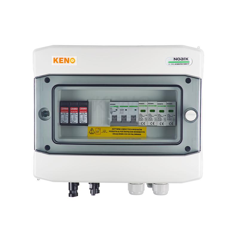 Quadro di Campo CC+CA con SPD Tipo 2, 1 Stringa FV 1000 V e Sezione CA 10 A Trifase