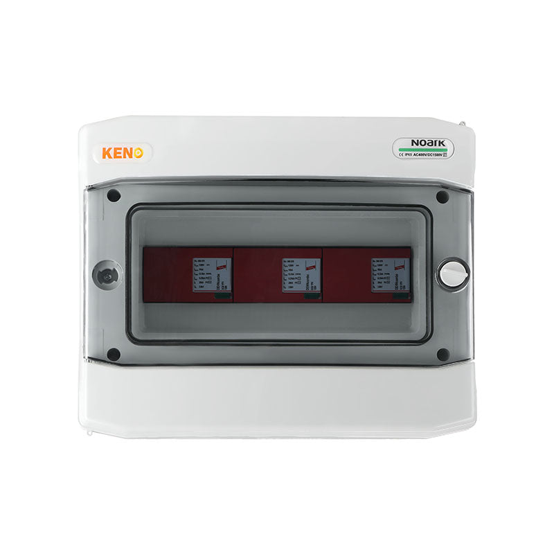 Quadro di Campo CC 1000 V con SPD DEHN Tipo 1+2 per 3 Stringhe Fotovoltaiche e 3 MPPT
