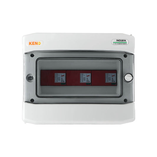 Quadro di Campo CC 1000 V con SPD DEHN Tipo 1+2 per 3 Stringhe Fotovoltaiche e 3 MPPT