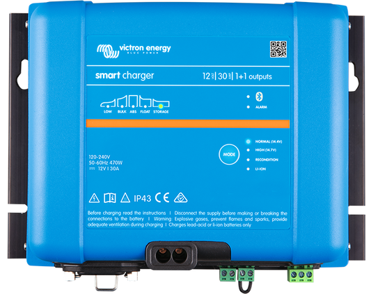 Victron Energy Smart IP43 12/30 (1+1) caricabatterie 12V 30A 120-240V Bluetooth