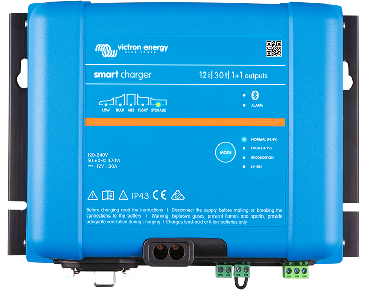 Victron Energy Smart IP43 24/16 (1+1) caricabatterie 24V 16A 120-240V Bluetooth