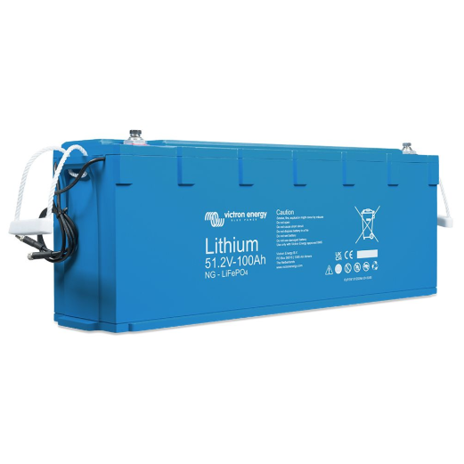 Batteria Victron Lithium NG 51,2V 100Ah 5120Wh LiFePO4 con Shunt Integrato