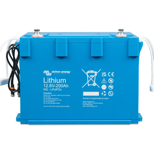 Batteria Victron Lithium NG 12,8V 200Ah 2560Wh LiFePO4 con Shunt Integrato