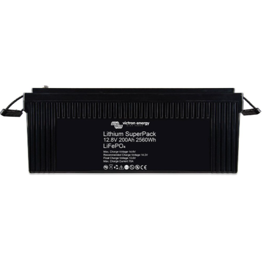 Batteria Victron Lithium SuperPack 12,8V 200Ah 2560Wh LiFePO4 M8