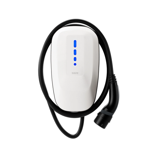Wallbox Daze Dazebox One 7,4 kW Monofase 32 A cavo Tipo 2 da 5 m integrato — IP55 IK10, Wi-Fi e Bluetooth