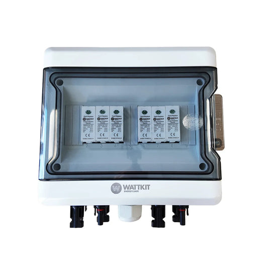 Quadro CC Precablato WattKit ELE-WK-DC-2S-T2 2 Stringhe 1000 V SPD Tipo 2