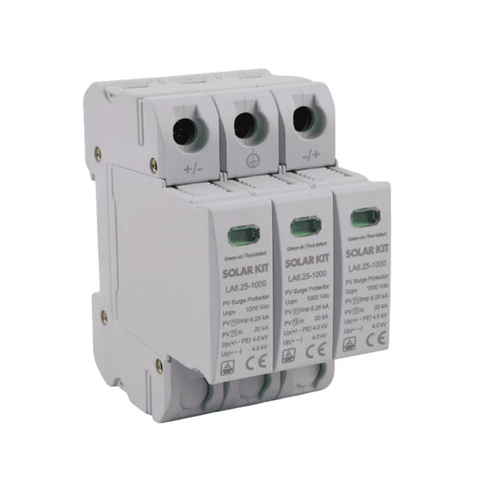 Scaricatore di Sovratensioni CC WattKit LA6.25-1000 1000 V 3 Poli Tipo 2