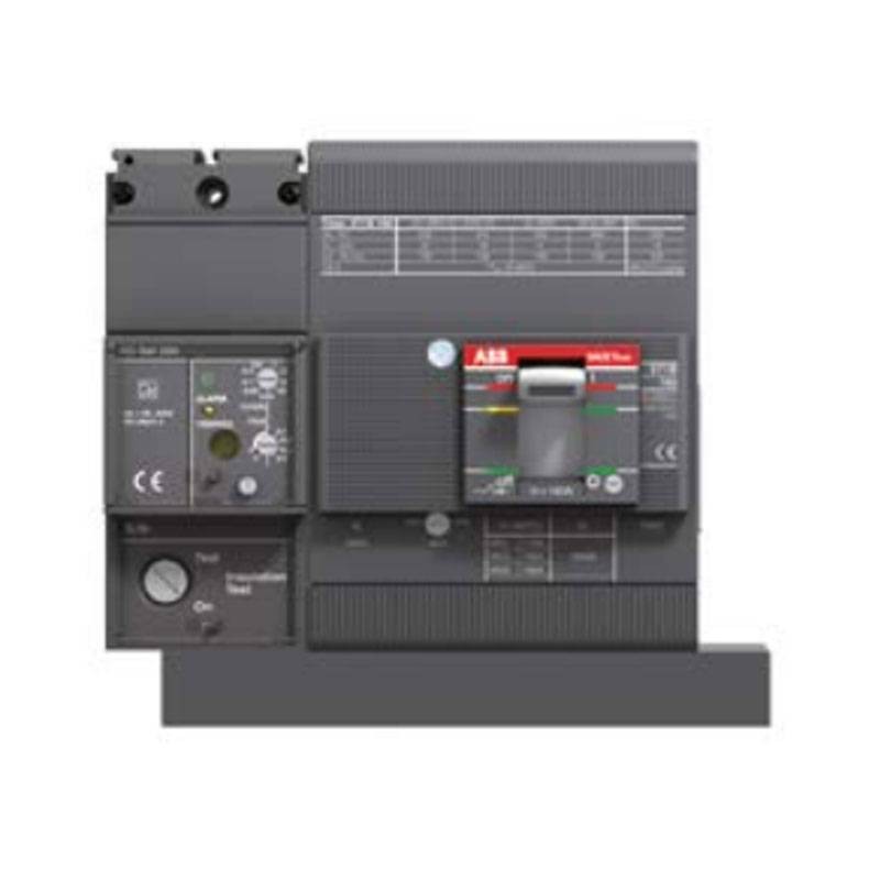Kit interruttore scatolato ABB XT1B100RC 100 A 4 poli con differenziale selettivo