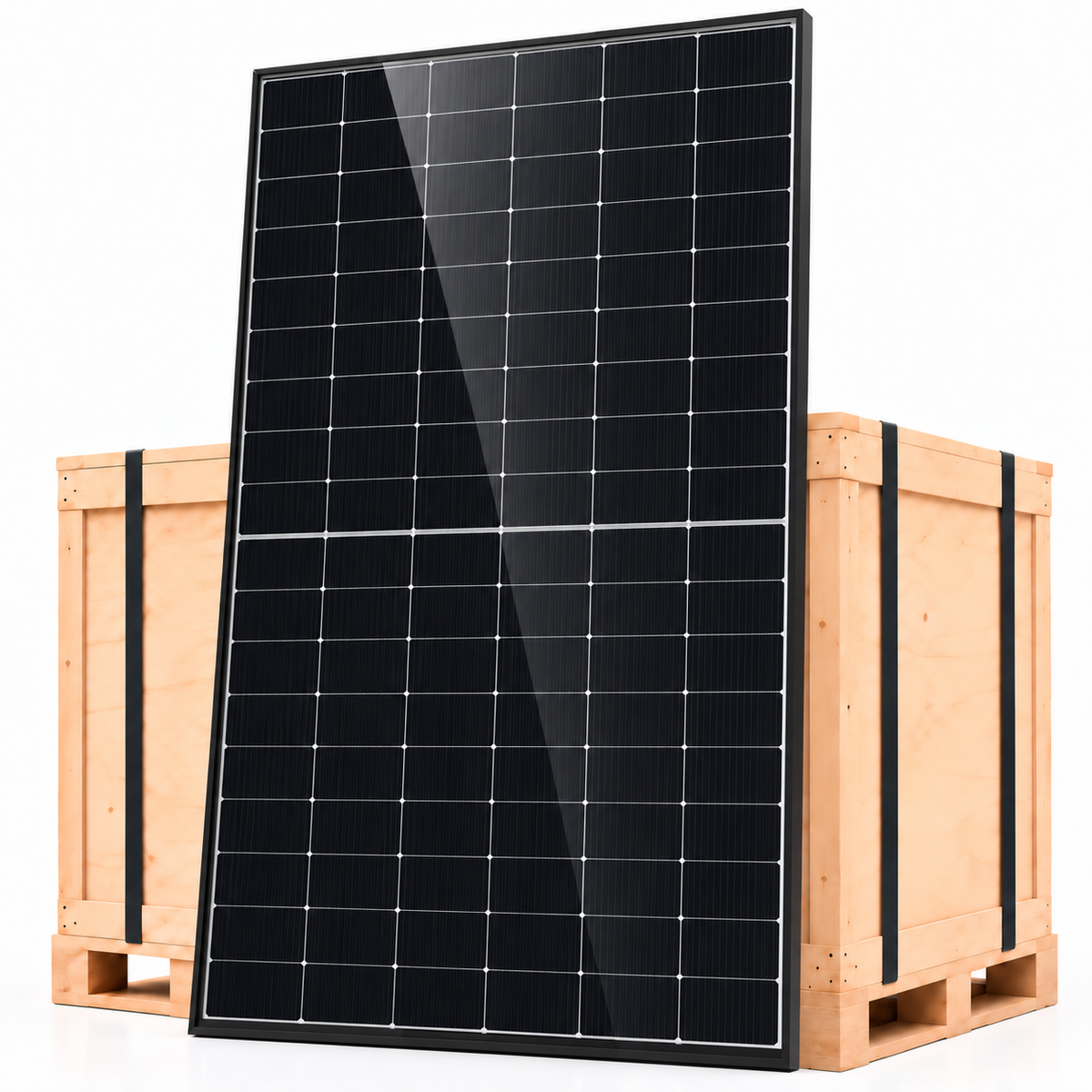 Bancale 36 moduli fotovoltaici JA Solar JAM60D42-540-LB 540 W monofacciali cornice nera e retro bianco 19,44 kWp