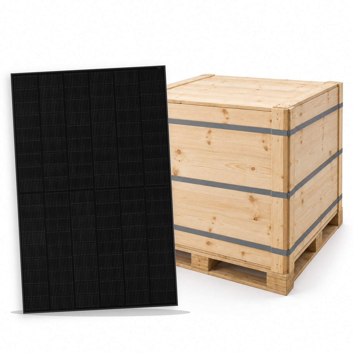 Bancale da 36 moduli fotovoltaici JA Solar DeepBlue 4.0 Pro 505 W bifacciali full black