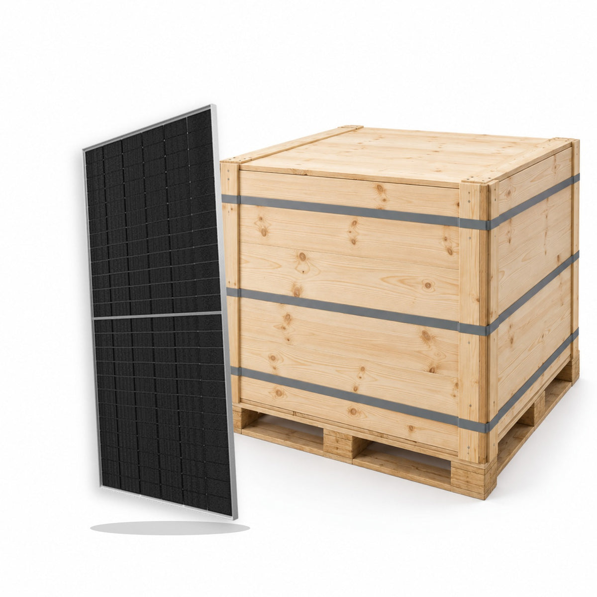 Bancale da 36 moduli fotovoltaici LONGi Hi-MO 7 620 W bifacciali doppio vetro