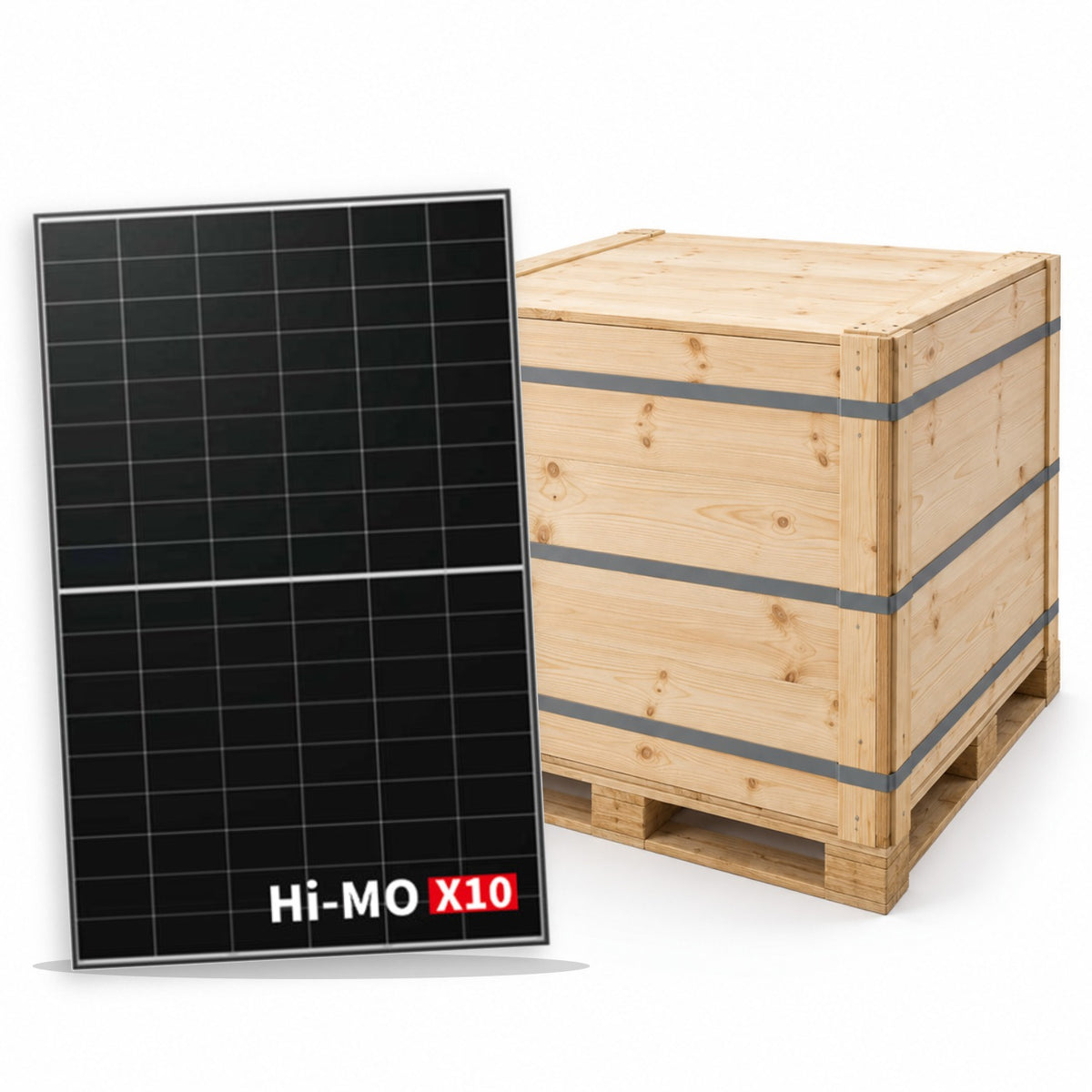 Bancale da 36 moduli fotovoltaici LONGi Hi-MO X10 Explorer 490 W monofacciali