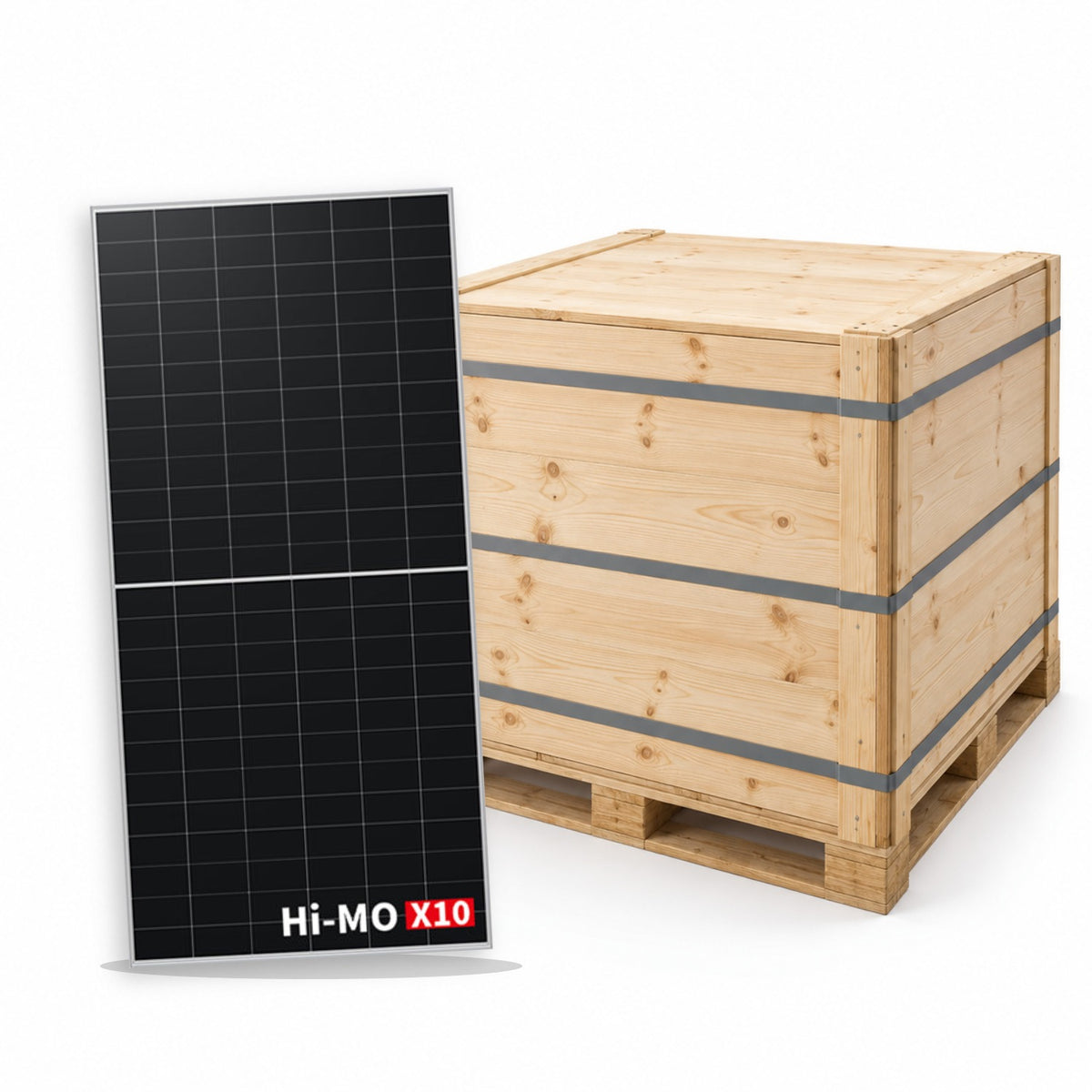 Bancale da 36 moduli fotovoltaici LONGi Hi-MO X10 Explorer 655 W monofacciali