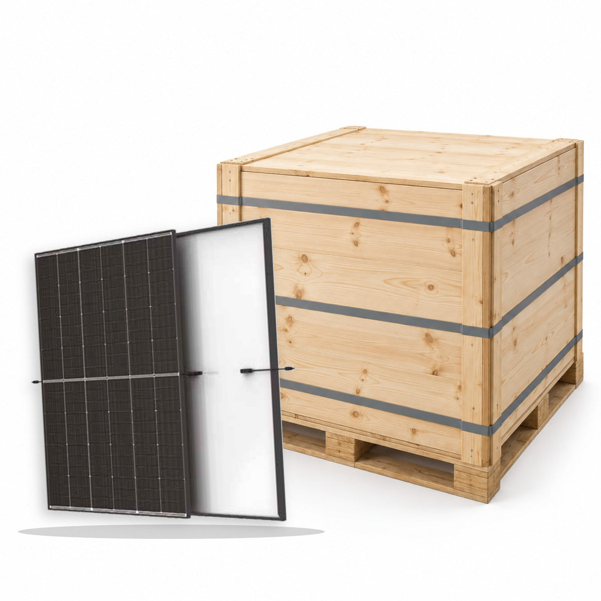 Bancale da 36 moduli fotovoltaici Trina Vertex S+ Shield 455 W monofacciali
