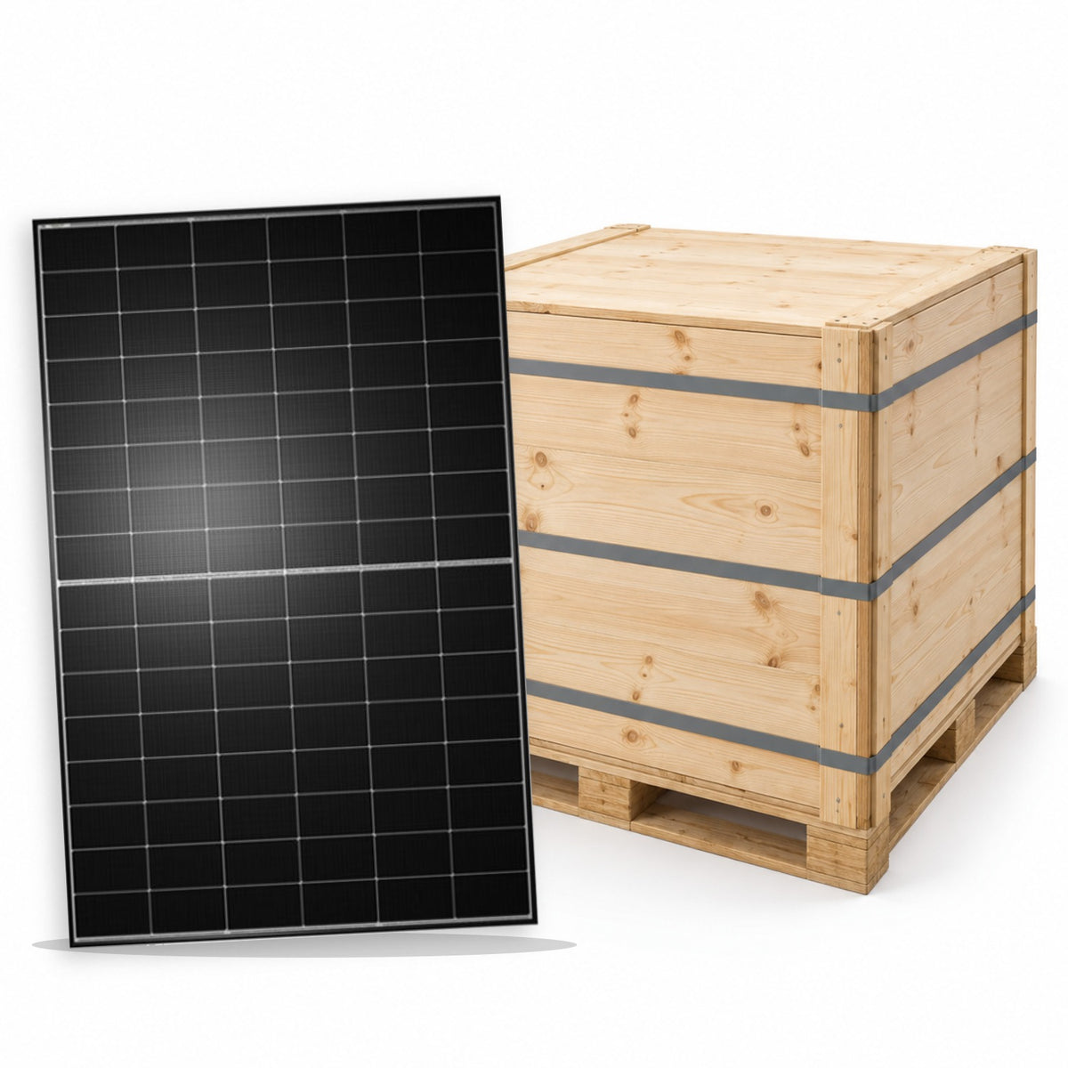 Bancale da 36 moduli fotovoltaici TW Solar 465 W monofacciali doppio vetro
