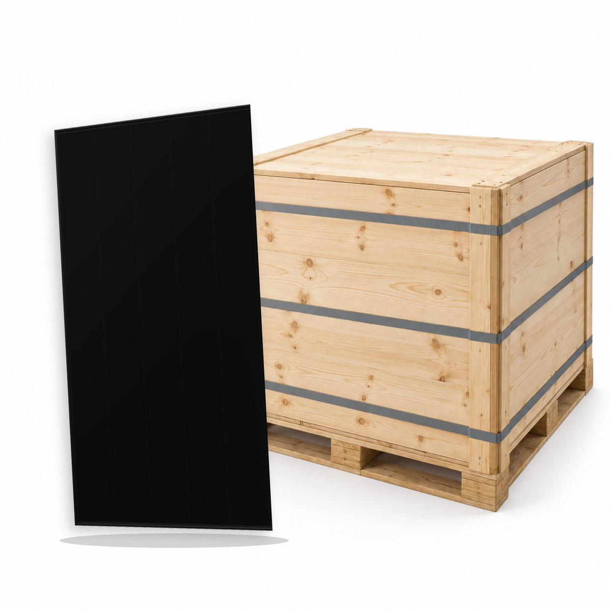 Bancale da 37 moduli fotovoltaici AIKO Neostar 3S+ 485 W ABC full black