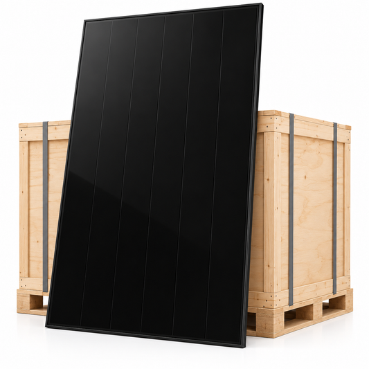 Bancale 37 moduli fotovoltaici Aiko A485-MCE54Mb 485 W monofacciali full black 17,95 kWp