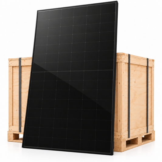 Bancale 37 moduli fotovoltaici Aiko A500-MAH60Db 500 W monofacciali full black 18,5 kWp