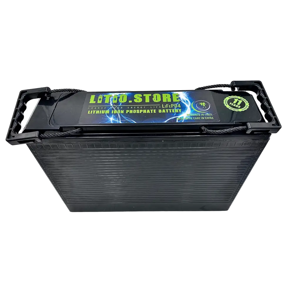 Batteria LiFePO4 12V 100Ah Litio Store LFP 100A BMS 1280Wh Serie Ultraslim 11510 - LiFePO4 Battery