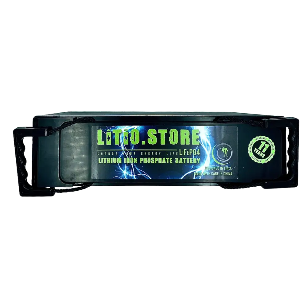 Batteria LiFePO4 12V 100Ah Litio Store LFP 100A BMS 1280Wh Serie Ultraslim 11510 - LiFePO4 Battery