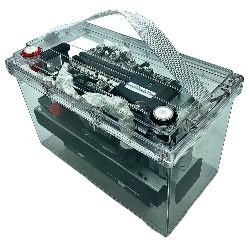 Batteria LiFePO4 12V 100Ah TRASPARENTE Bluetooth Litio Store LFP 100A BMS 1280Wh Serie Ghost 11502 - LiFePO4 Battery