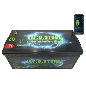 LiFePO4-Batterie 24V 100Ah Bluetooth Litio Store LFP 100A BMS 2560Wh 11490 - LiFePO4-Batterie