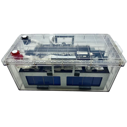 Batteria LiFePO4 24V 100Ah TRASPARENTE Bluetooth Litio Store LFP 100A BMS 2560Wh Serie Ghost 11507 - LiFePO4 Battery