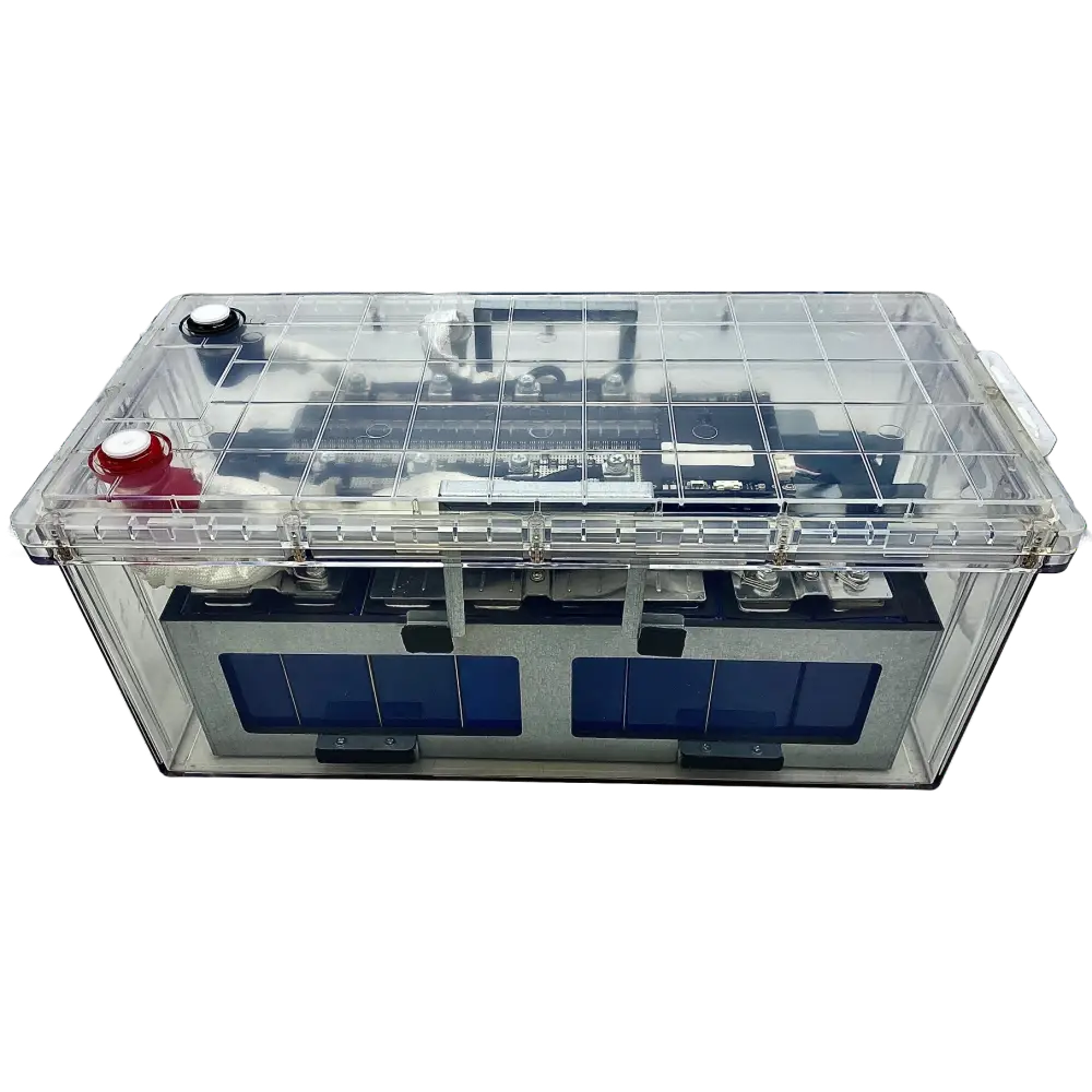 Batteria LiFePO4 24V 100Ah TRASPARENTE Bluetooth Litio Store LFP 100A BMS 2560Wh Serie Ghost 11507 - LiFePO4 Battery
