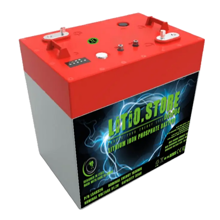 Batteria LiFePO4 48V 32Ah litio-ferro-fosfato 100A BMS 1638Wh GC2 per Golf Car Litio Store Serie PRO 11528 - LiFePO4