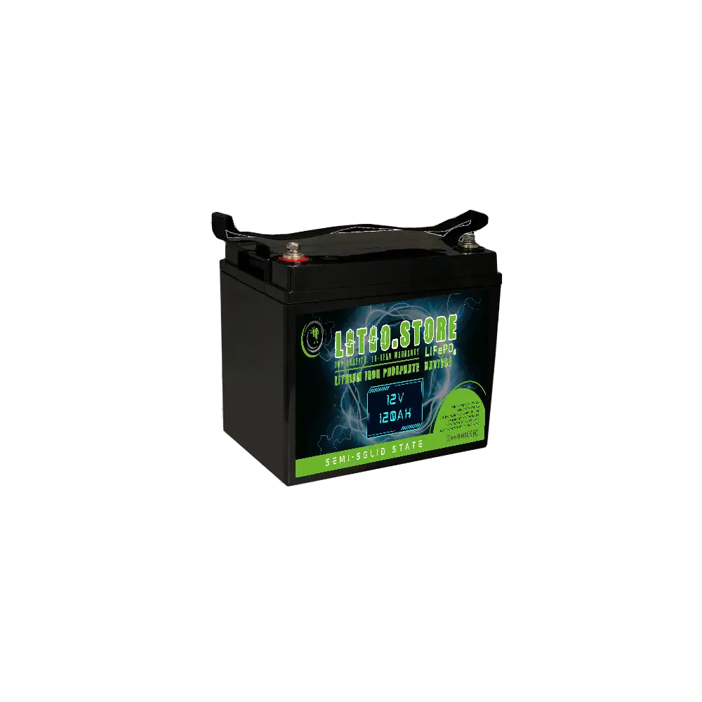 Batteria LSS12120 Litio GEL 12V 120Ah LiFePO4 Stato Semi-Solido 1536Wh