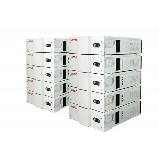 Batteria Litio WECO 5kWh Mod.4k4 48V 90% DOD Bassa Tensione 4,4kWh